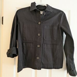 Women's Black Button-Up Jacket